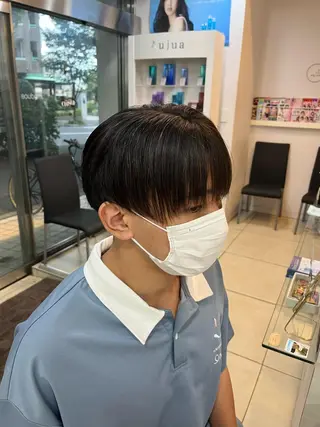 ショート メンズ 韓国風メンズ/毛流れ ヘアなら須田龍世のヘアスタイル