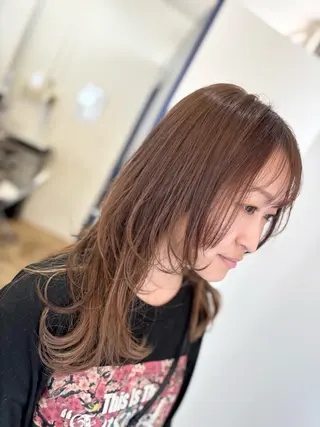 ロング 永作 真司のヘアスタイル