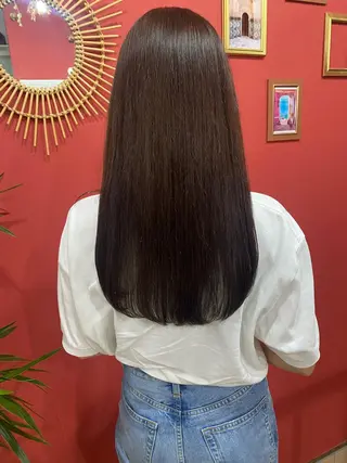 ロング 大久保 愛のヘアスタイル