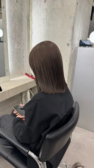 ミディアム shio ハイトーン 💗【福岡天神】のヘアスタイル