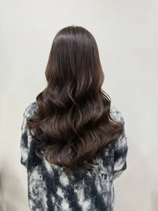 ロング パーマ 韓国風パーマ/ヘア セット/店長みづきのヘアスタイル