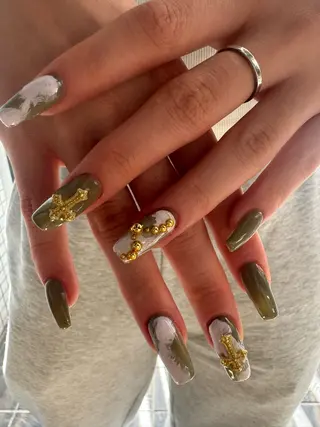 ネイル MITSUKI🪡 海外/個性派/ロングのネイルデザイン