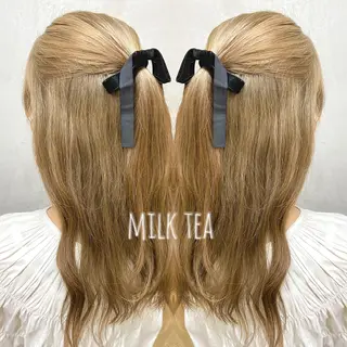 ロング カラー Rosso東川口店所属・米田 瑠夏のヘアスタイル