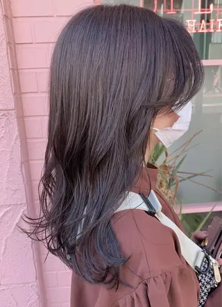 セミロング irwi所属・Ebihara Satomiのヘアスタイル