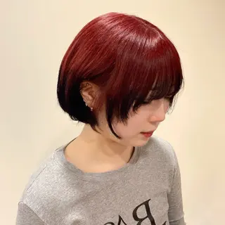 ショート カラー 朝野 美華/暖色カラーのヘアスタイル