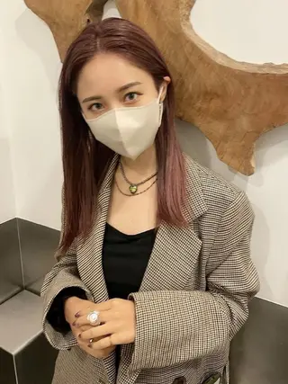 ロング カラー 透明感カラー🪡🤍 nanao🤍🪡のヘアスタイル