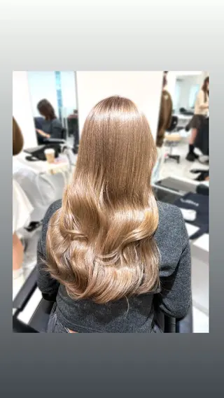 ロング カラー haruka /韓国レイヤーのヘアスタイル