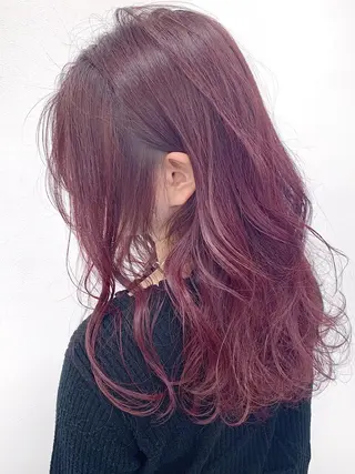 ミディアム カラー 柔らかbeige モトキのヘアスタイル