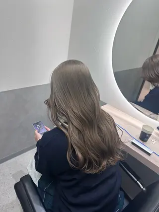 ロング EMANON池袋3rd所属・ダブルカラー｜ なおき｜池袋美容師のヘアスタイル