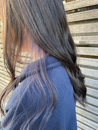 ロング カラー 髪質改善 🧶小林賢人のヘアスタイル
