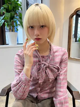 ショート カラー collet矢島/ ブリーチ指名No.1のヘアスタイル