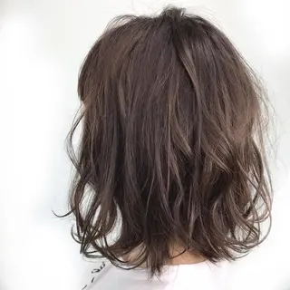 ミディアム カラー パーマ エリア人気No.1 美容室Ash西船橋のヘアスタイル
