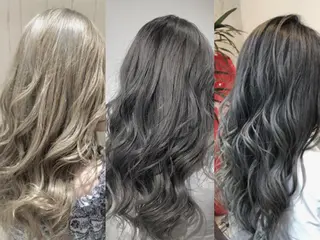 セミロング カラー Device ディバイスのヘアスタイル