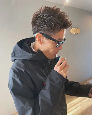 ショート パーマ メンズ otto滑川市 yukaのヘアスタイル