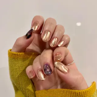 ネイル 黒葛原 めぐみのネイルデザイン