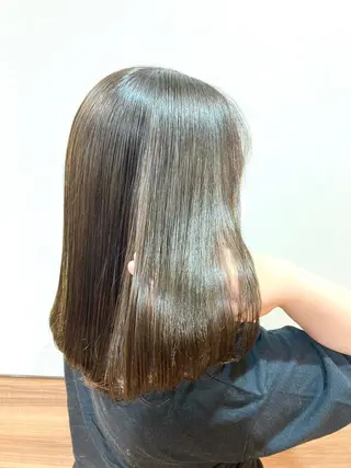 ミディアム カラー Annon プライベートサロンのヘアスタイル