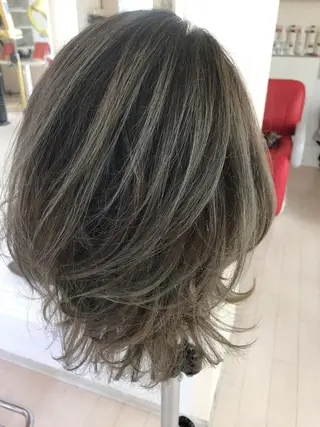 セミロング PazRood所属・PazRood 山下のヘアスタイル