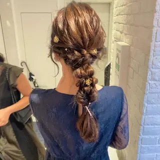 ヘアアレンジ eclart ayaのヘアスタイル