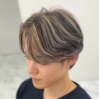 ロング カラー メンズ/メッシュ ‪‪/セット/aoiのヘアスタイル