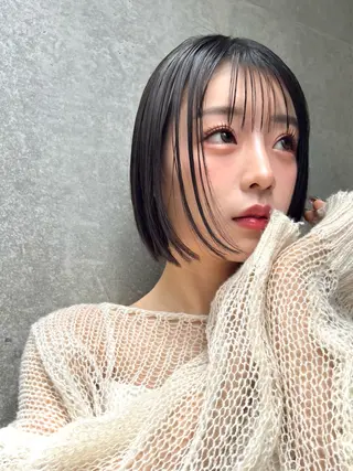 ショート ✨艶髪🍒ナチュラル な縮毛矯正🍊Noaのヘアスタイル