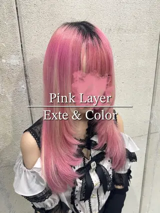 セミロング カラー EDeN Kuutoのヘアスタイル