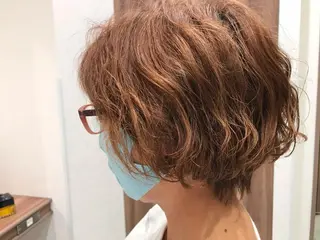 ショート カラー パーマ Ash宮前平店 鈴木和也のヘアスタイル