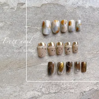 ネイル Freex nail所属・freex nail /ニュアンス/個性派のネイルデザイン