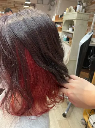 ミディアム カラー ✨横須賀髪質改善✨️ 加藤 百音のヘアスタイル