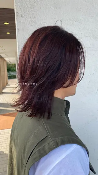 カラー メンズ スナハラ リョウカのヘアスタイル