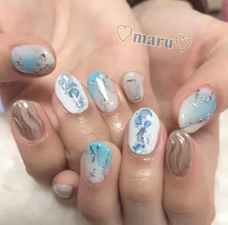 ネイル まるみ ♡のネイルデザイン