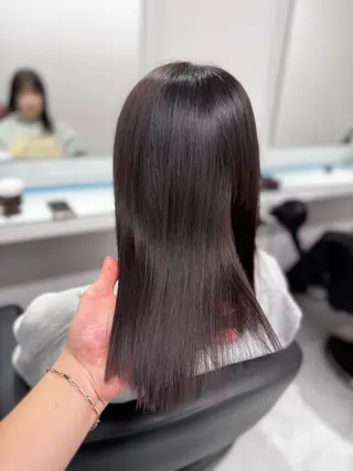 ロング カラー ヘアアレンジ 透け上品ハイトーン 職人ゆうと🤍のヘアスタイル