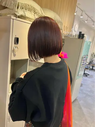 ショート カラー ヘアアレンジ IVY joure Suzu.のヘアスタイル