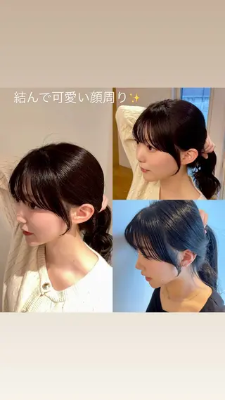ミディアム 🕊️小顔カット 暖色系🍒/偉楓のヘアスタイル