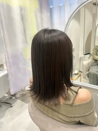 ミディアム カラー INCE HAIR 梅田　原田　舞夢のヘアスタイル
