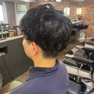 パーマ メンズ 佐藤 あさみのヘアスタイル