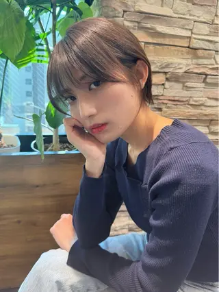 ショート 撮影カットモデル募集 前髪、顔周り/徳永のヘアスタイル