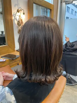 ミディアム 縮毛矯正/髪質改善/ 佐々木大輔のヘアスタイル