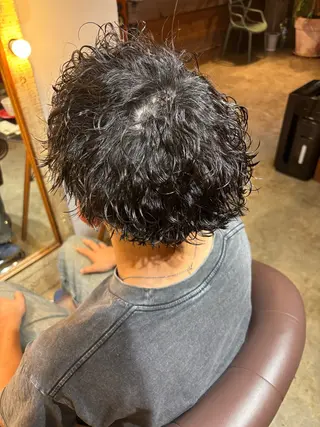 パーマ メンズ 平川 海夢のヘアスタイル