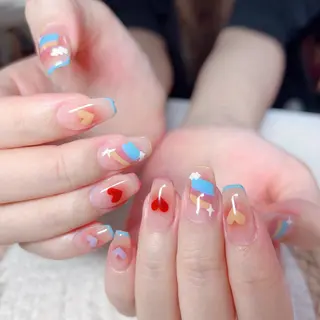 ネイル M🌷nail 長さだし専門店のネイルデザイン