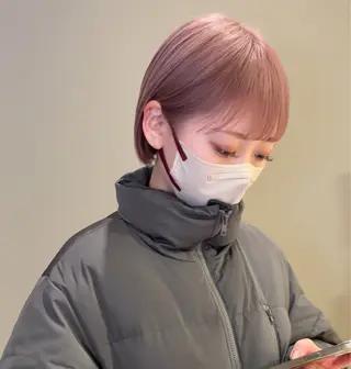 ショート カラー エマノン梅田茶屋町所属・✨艶髪ショート✨ 木場　裕由毅のヘアスタイル