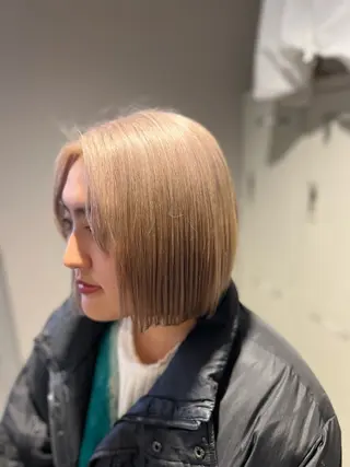 ミディアム カラー 韓国レイヤーカット /REIのヘアスタイル