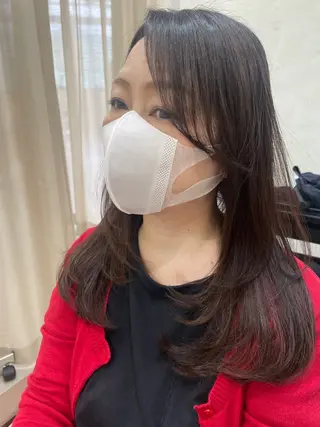 ミディアム カラー 🫧🤍oto /ゆきの🤍🫧のヘアスタイル