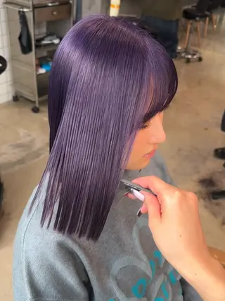 ミディアム カラー SALOWIN 原宿 IL Salice ３F所属・失敗したくない方へ Inoue Kahoのヘアスタイル