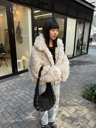 ミディアム NOUN所属・eri kinjoのヘアスタイル