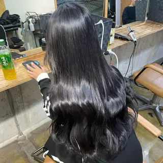 ロング カラー ふかたさや🌟 艶感カラー🌟のヘアスタイル