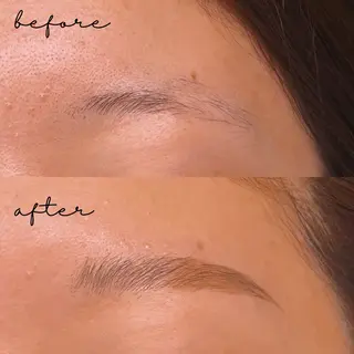 メンズ アイブロウ 眉毛&フェイス WAX専門ハルヒラリの眉毛・アイブロウイメージ