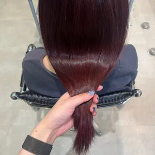 セミロング RIN 京都美容室 ✴︎透明感カラー✴︎のヘアスタイル