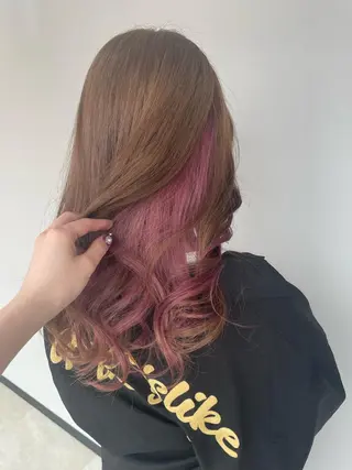 セミロング リルフェアリー 磐田店のヘアスタイル
