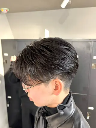 ミディアム メンズ 立川韓国メンズヘア ニュアンスパーマ安井のヘアスタイル