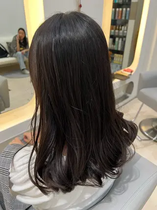 ミディアム カラー パーマ ヘアアレンジ メンズ 堀井 凌平のヘアスタイル